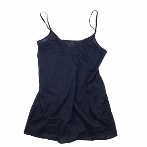 Frame Navy Blue Mini Slip Dress Women's Medium Lightweight Adjustable Lining